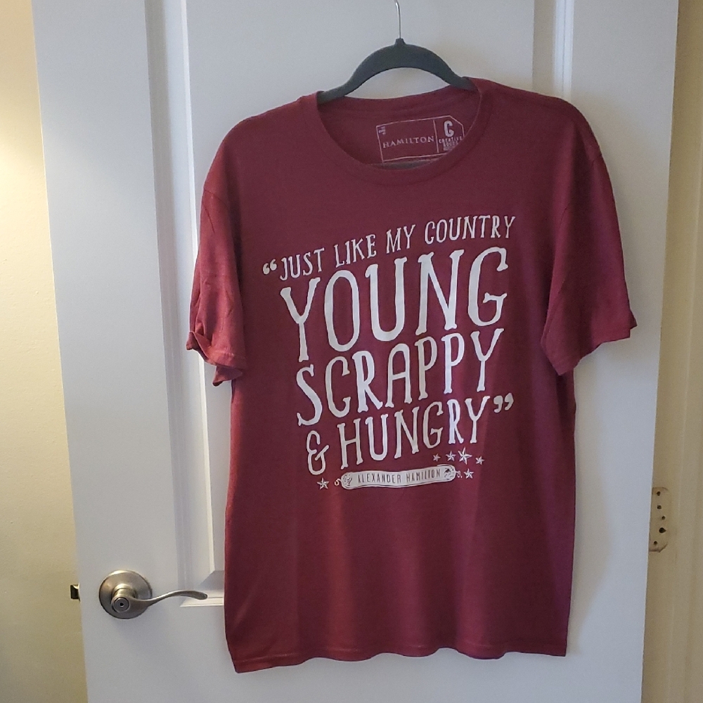 Hamilton Red Short Sleeve Graphic Tee